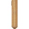 Ekena Millwork Funston Arts and Crafts Rough Sawn Bracket w/ Offset Brace, Western Red Cedar, 8"W x 28"D x 40"H BKT0806X28X40FST03RWR - alternate 3